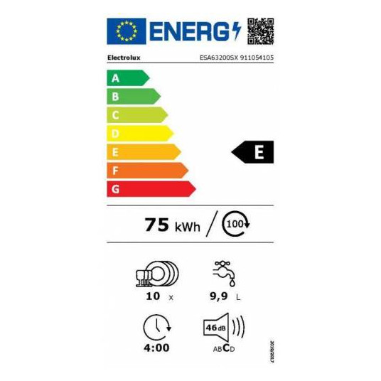 Astianpesukone Electrolux ESA63200SX