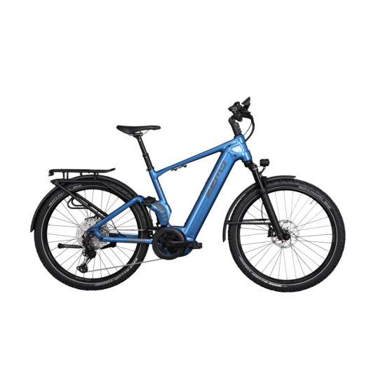 Polkupyörä 27.5 sähkö Bulls ZEMO SU-E FS12+ Täysin 750Wh 12g sininen - l