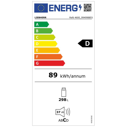 Jääkaappi Liebherr Rsfd 4600 Pure