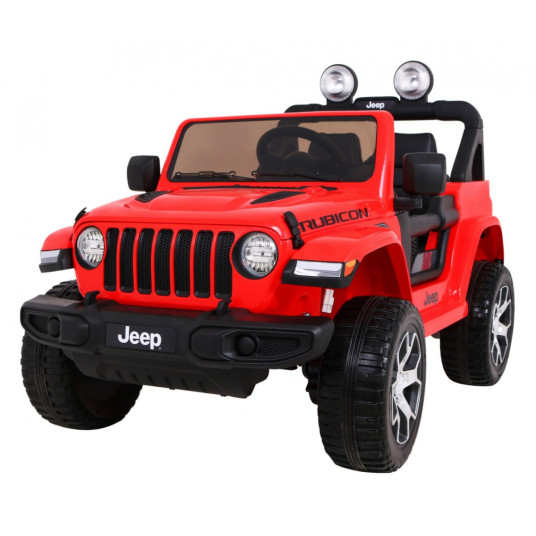 Sähköauto Jeep Wrangler Rubicon Red