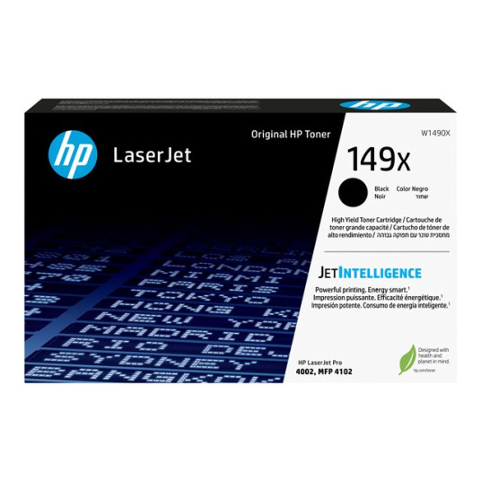 "HP Toner 149X W1490X Schwarz bis zu 9 500 Seiten"