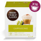 Nescafe Dolce Gusto Cappuccino kahvi, 16 kapselia laatikossa