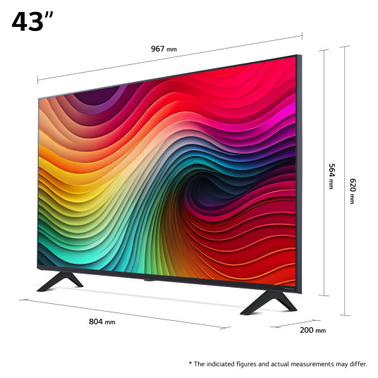 Televisio LG LG 43NANO81T3A NANO 43" Smart