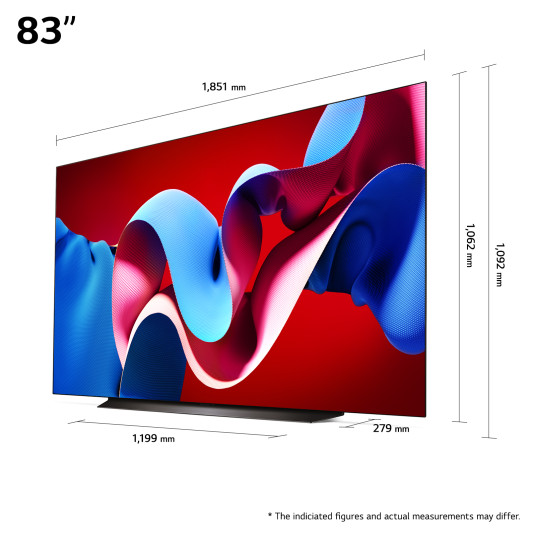 Televisio LG OLED83C41LA OLED 83" Smart