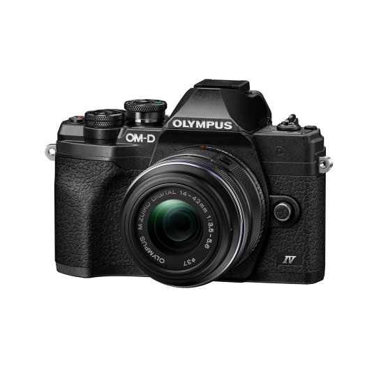 Järjestelmäkamera Olympus OM-D E-M10 Mark IV + ED 14-42mm EZ PANCAKE (musta)