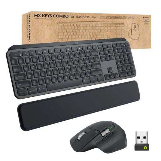 Logitech MX Keys Combo yrityksille German language