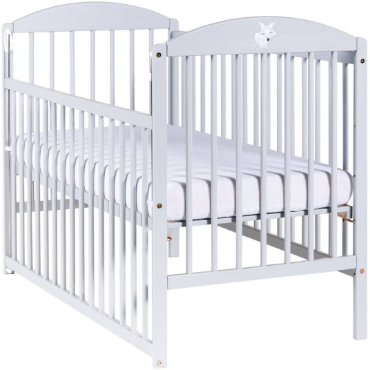 Vauvan sänky 124x65x92 cm, vaaleanharmaa