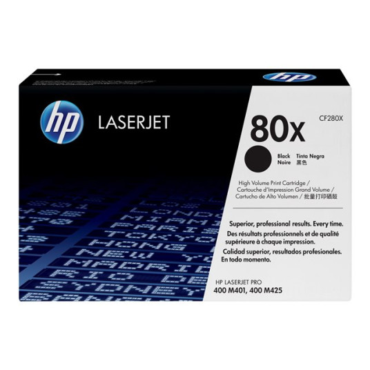 "HP Toner 80X CF280X Black High Capacity"