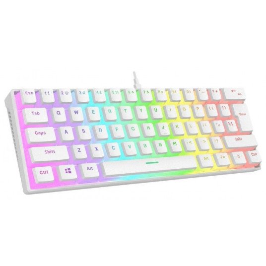 RAMPAGE GAMING KEYBOARD RGB PUDDING AVAIMET USB-C