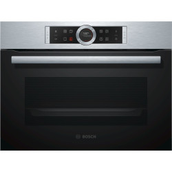 Bosch Serie 8 CBG635BS3 uuni 47 L A+ Musta, ruostumaton teräs