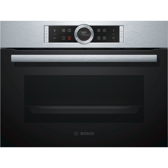 Bosch Serie 8 CBG635BS3 uuni 47 L A+ Musta, ruostumaton teräs