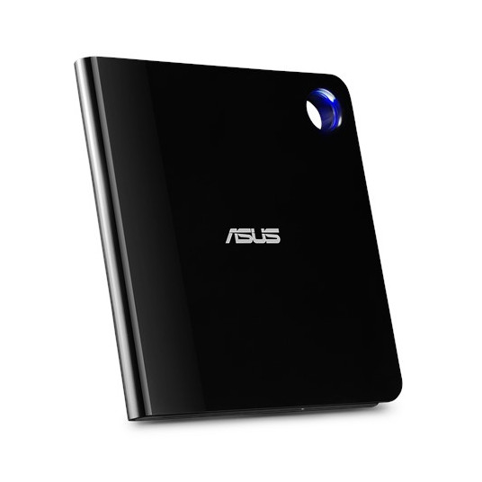 Asus Interface USB 3.1 Gen 1, CD-lukunopeus 24 x, CD-kirjoitusnopeus 24 x, musta, erittäin ohut kannettava USB 3.1 Gen 1 Blu-ray-poltin M-DISC-tuella elinikäiseen tietojen varmuuskopiointiin, yhteen