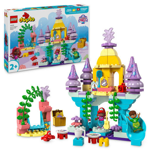 LEGO® 10435 DUPLO Disney Arielin maaginen vedenalainen palatsi