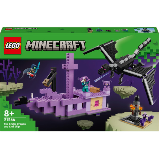 LEGO® 21264 Minecraft Enderin lohikäärme ja lopun laiva