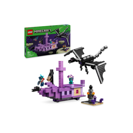 LEGO® 21264 Minecraft Enderin lohikäärme ja lopun laiva