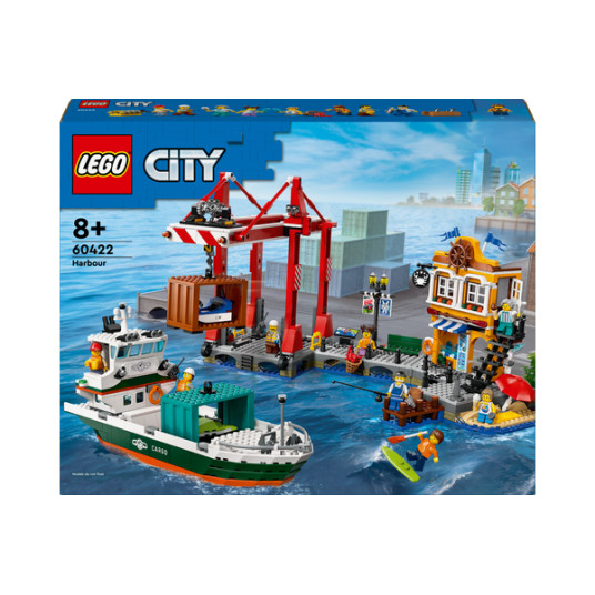 LEGO® 60422 City -satama rahtilaivalla