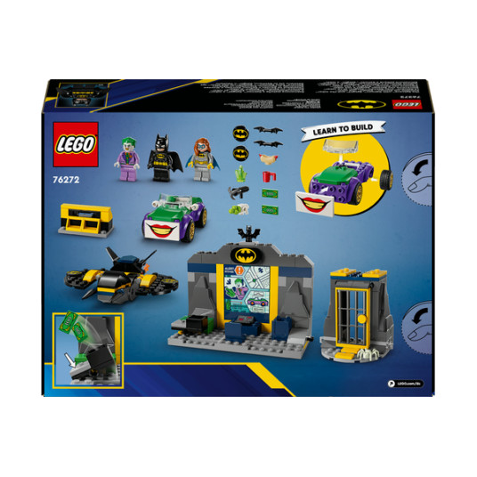 LEGO® 76272 DC Batman Batmanin luola Batmanin, Batgirlin™ ja Jokerin kanssa