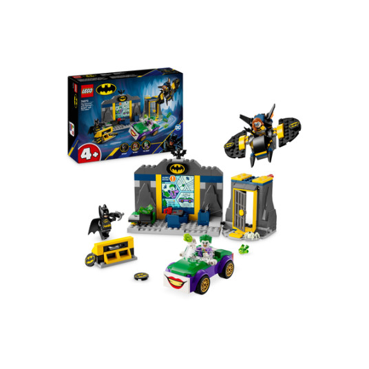 LEGO® 76272 DC Batman Batmanin luola Batmanin, Batgirlin™ ja Jokerin kanssa