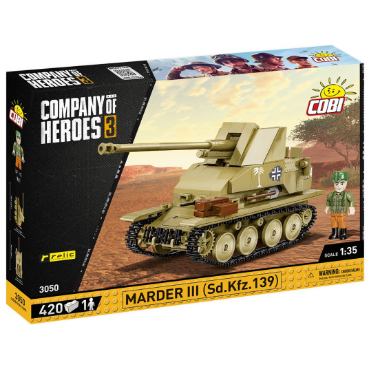 COBI 3050 Company of Heroes 3. Marder III Sd.Kfz.139 420 bricks