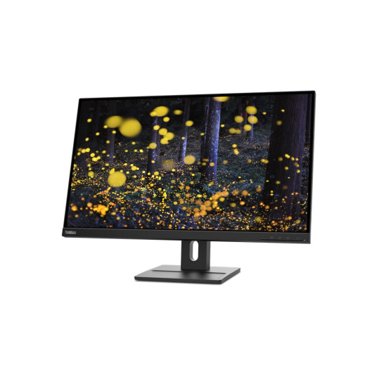 Lenovo ThinkVision E27q-20 LED-näyttö 68,6 cm (27") 2560 x 1440 pikseliä Quad HD Black