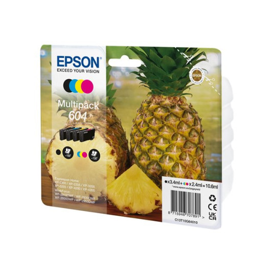 "Epson Tinte 604 C13T10G64010 4er Multipack (BKMCY) bis zu 130 Seiten"