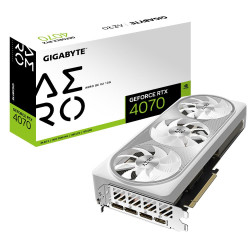 "RTX 4070 12GB Gigabyte Aero OC V2 GDDR6X 3Fan"