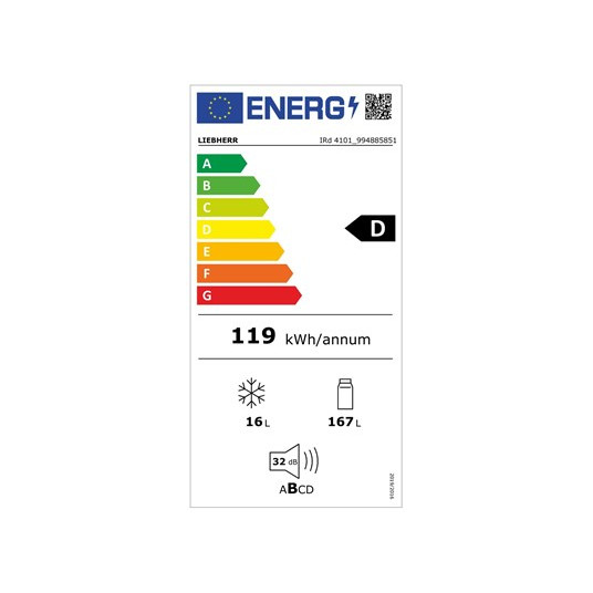 Liebherr IRd 4101 sisäänrakennettu jääkaappi