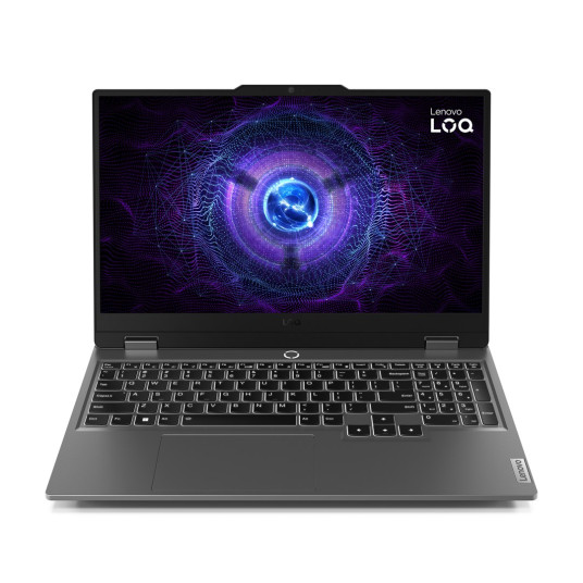 Kannettava tietokone Lenovo LOQ 15IAX9 i5-12450HX 15.6" FHD IPS 300nits AG 144Hz 16GB DDR5 4800 SSD1TB GeForce RTX 4050 6GB NoOS Luna Harmaa