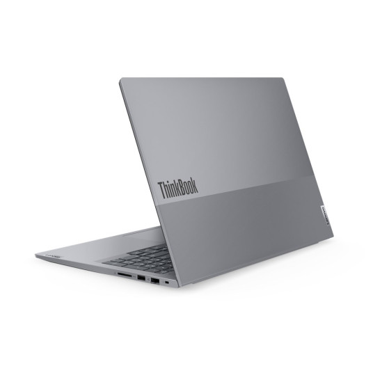 Kannettava tietokone Lenovo ThinkBook 16 Intel® Core™ i5 i5-1335U 40,6 cm (16") WUXGA 16 GB DDR5-SDRAM 512 GB SSD Wi-Fi 6 (802.11ax) Windows 11 Pro Harmaa