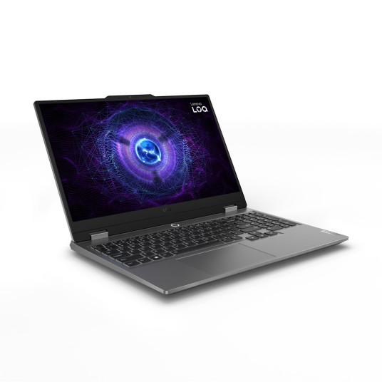Kannettava tietokone Lenovo LOQ 15IAX9, AI-Powered Gaming PC, 15.6 FHD, Intel Core i5, RAM 16GB, 512GB SSD, NVIDIA GeForce RTX 4050, NoOS, Luna Grey 83GS007MP