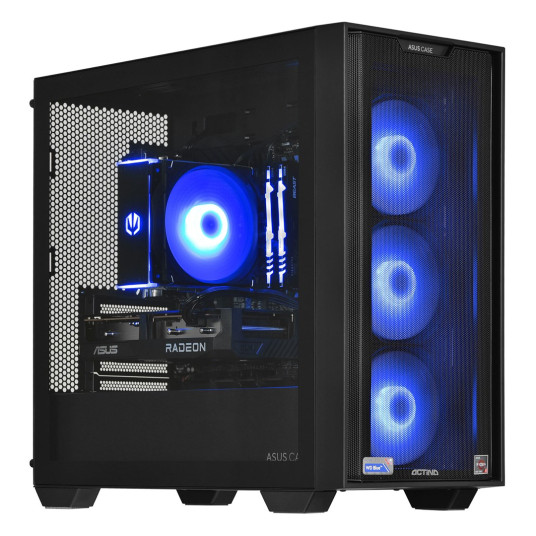 Actina 5901443335887 PC AMD Ryzen™ 5 3600 16 GB DDR4-SDRAM 1 TB SSD AMD Radeon RX 6600 "Mini Tower" Musta