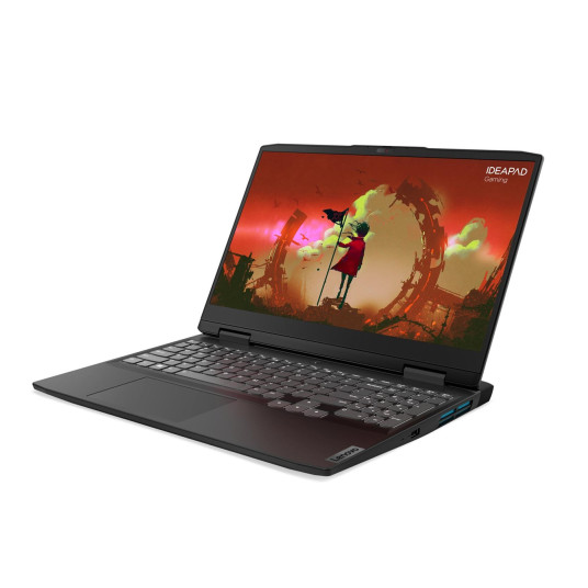 Kannettava tietokone Lenovo IdeaPad Gaming 3 15ARH7 Ryzen 5 7535HS 15.6" FHD IPS 250nits AG 120Hz 16GB DDR5 4800 SSD512 GeForce RTX 3050 6GB Win11 Onyx Grey (Onyx harmaa)