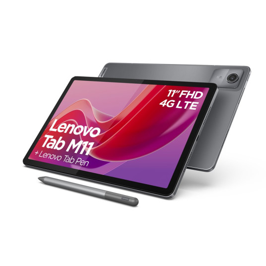 Tabletti Lenovo Tab M11 LTE TB330XU 4GB/128GB/Android/Luna Grey/ZADB0034SE