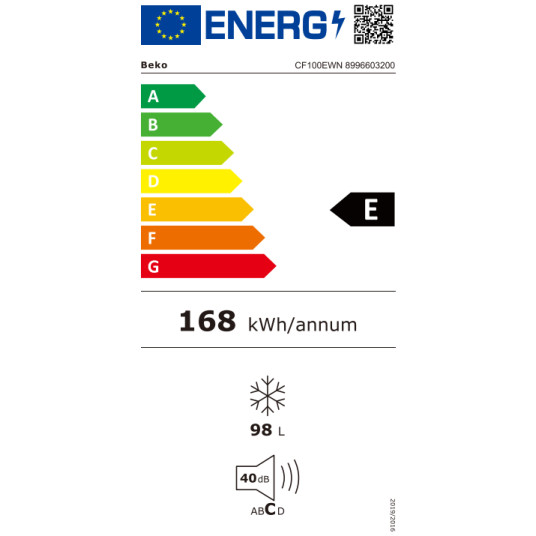 Pakastin BEKO CF100EWN