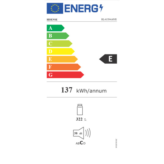 Jääkaappi HISENSE RL415N4AWE