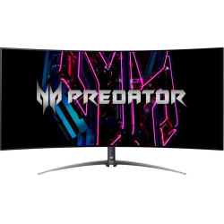 LCD-monitori|ACER|X45BMIIPHUZX|44.5"|Gaming/Curved/21 : 9|Panel OLED|3440x1440|21:9|240 Hz|Matti|0.1 ms|Kaiuttimet|Kääntyvä|Kallistus|Väri Musta|UM.MXXEE.001