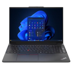 Kannettava tietokone Lenovo ThinkPad E16 G2 21MA0021PB W11Pro Ultra 5 125U/16GB/512GB/INT/16.0 WUXGA/Graphite Black/1YR Premier Support + 3YR OS + CO2 Offset