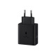 Samsung PD 50W Power Adapter Duo (ilman kaapelia) Type-Cx1, USBx1 (uusi) Musta