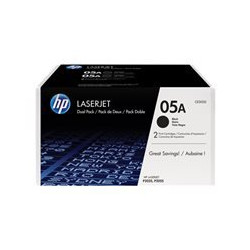 HP Toner 05A musta 2-pack