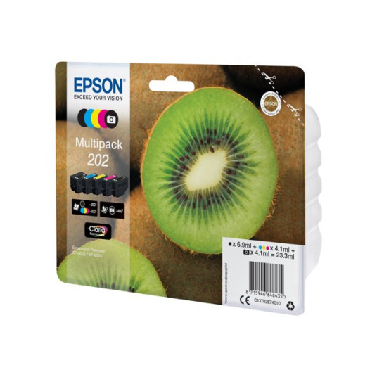 EPSON monipakkaus 5-värinen 202 Kiwi