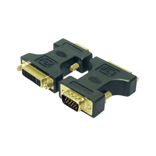 LogiLink® DVI-sovitin DVI-I naaras - VGA DSUB uros | Logilink | Musta | HD DSUB 15-nastainen uros | DVI-D (24+5) naaras | Vga to dvi adapteri | Vga to dvi adapteri
