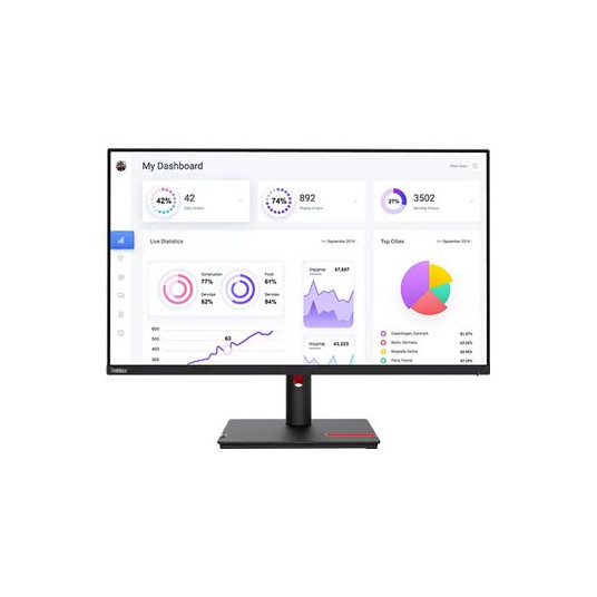 Lenovo | ThinkVision | T32p-30 | 31.5 " | IPS | 16:9 | 60 Hz | 4 ms | 3840 x 2160 pikseliä | 350 cd/m² | HDMI-portit määrä 1 | Musta | Takuu 36 kk | Takuu 36 kk(t)