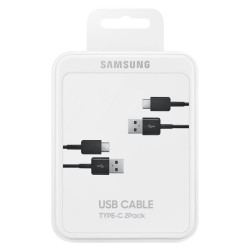 Kaapeli Samsung Type C Cable 2 pcs Black