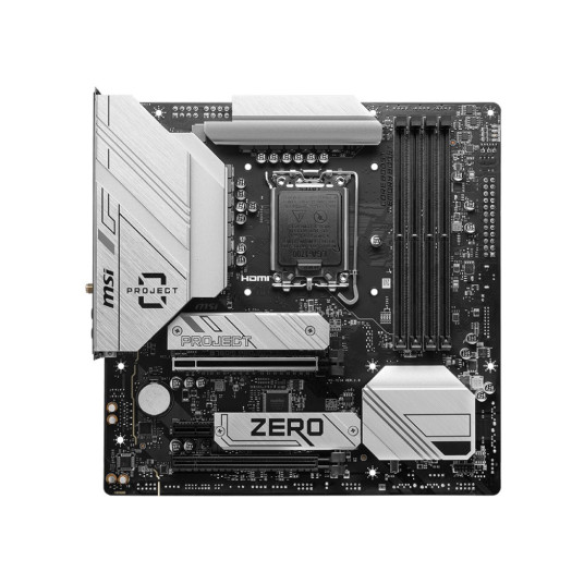 MSI B760M Ptoject Zero Intel B760 LGA 1700 "micro ATX" (mikro ATX)