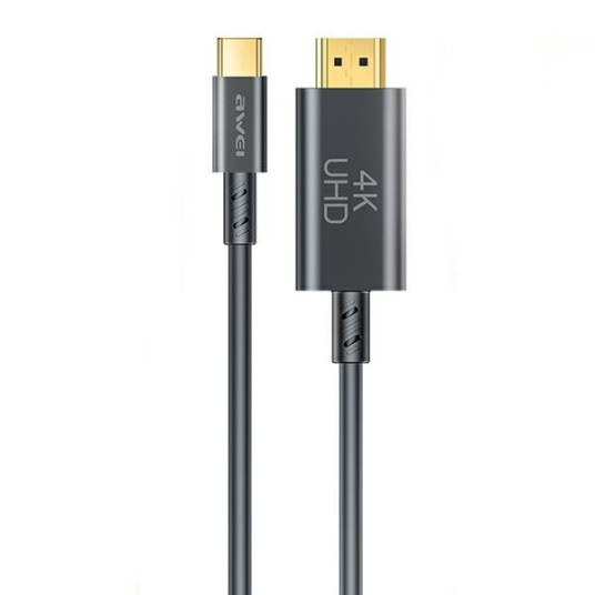 Awei CL-212T USB-C - HDMI 4K -kaapeli 1 m