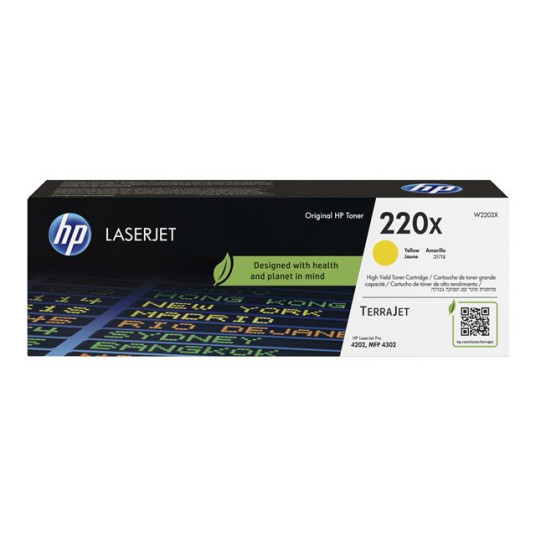 "HP Toner 220X W2202X Yellow jopa 5500 sivua"