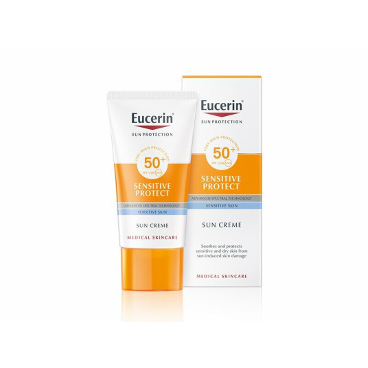 Eucerin - Erittäin suojaava aurinkovoide Sensitiv e Protect SPF 50+ 50 ml