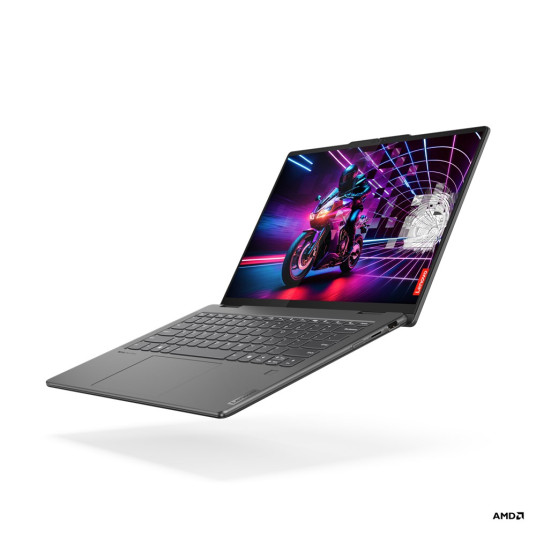 Kannettava tietokone Lenovo Yoga 7 2-in-1 14AHP9 Ryzen 7 8840HS 14" WUXGA OLED 400nits kiiltävä 16GB LPDDR5x-6400 SSD512 Radeon 760M grafiikka Win11 Storm Harmaa