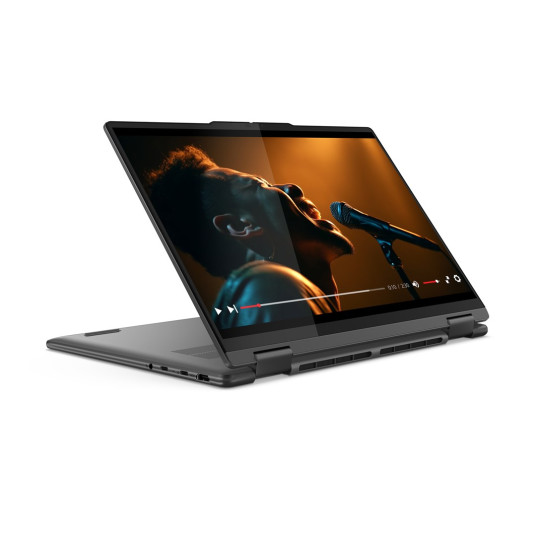 Lenovo Yoga 7 2-in-1 14AHP9 Ryzen 5 8640HS 14" WUXGA OLED 400nits kiiltävä 16GB LPDDR5x-6400 SSD512 Radeon 760M grafiikka Win11 Storm Harmaa