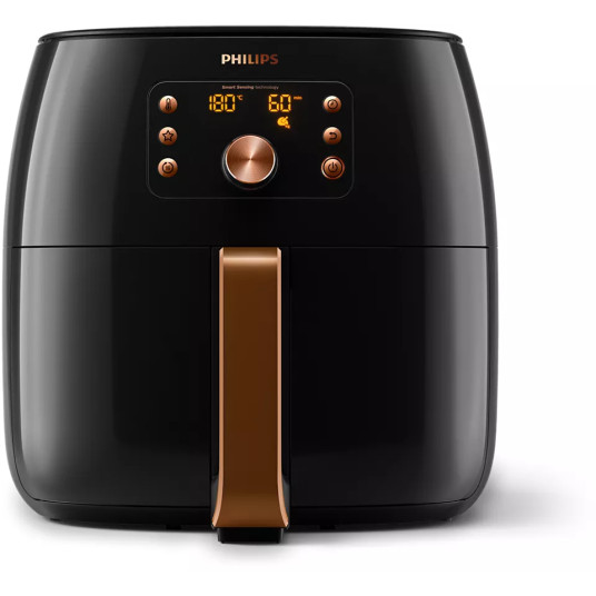 Philips Premium Airfryer XXL HD9867/90 Teho 2225 W, Tilavuus 7,3 L, Smart Sensing Technology, musta